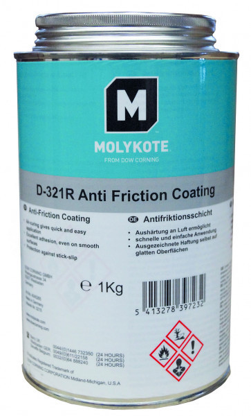 MOLYKOTE D-321R AFC - Lufthärtendes Trockenschmiermittel in 1 kg/Dose