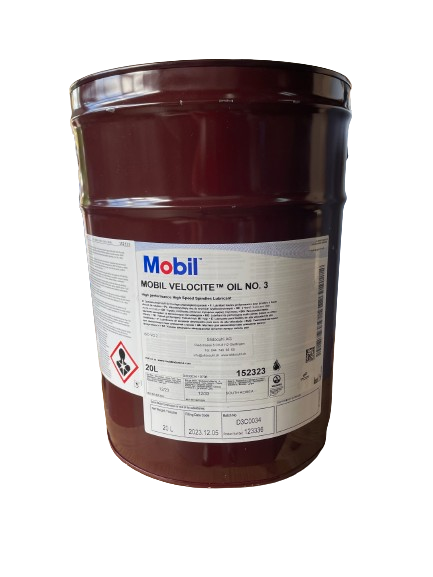 Mobil Velocite Oil No. 3 Niedrigviskoses Schmieröl im 20L/Blechkanister