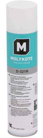 MOLYKOTE D-321R AFC - Lufthärtendes Trockenschmiermittel in 400ml Spraydose